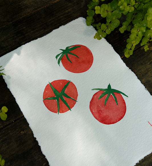 Tomato Trio · 16.5” x 12"