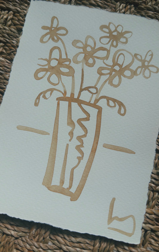 Neutral Arrangement #2 · 5” x 7"