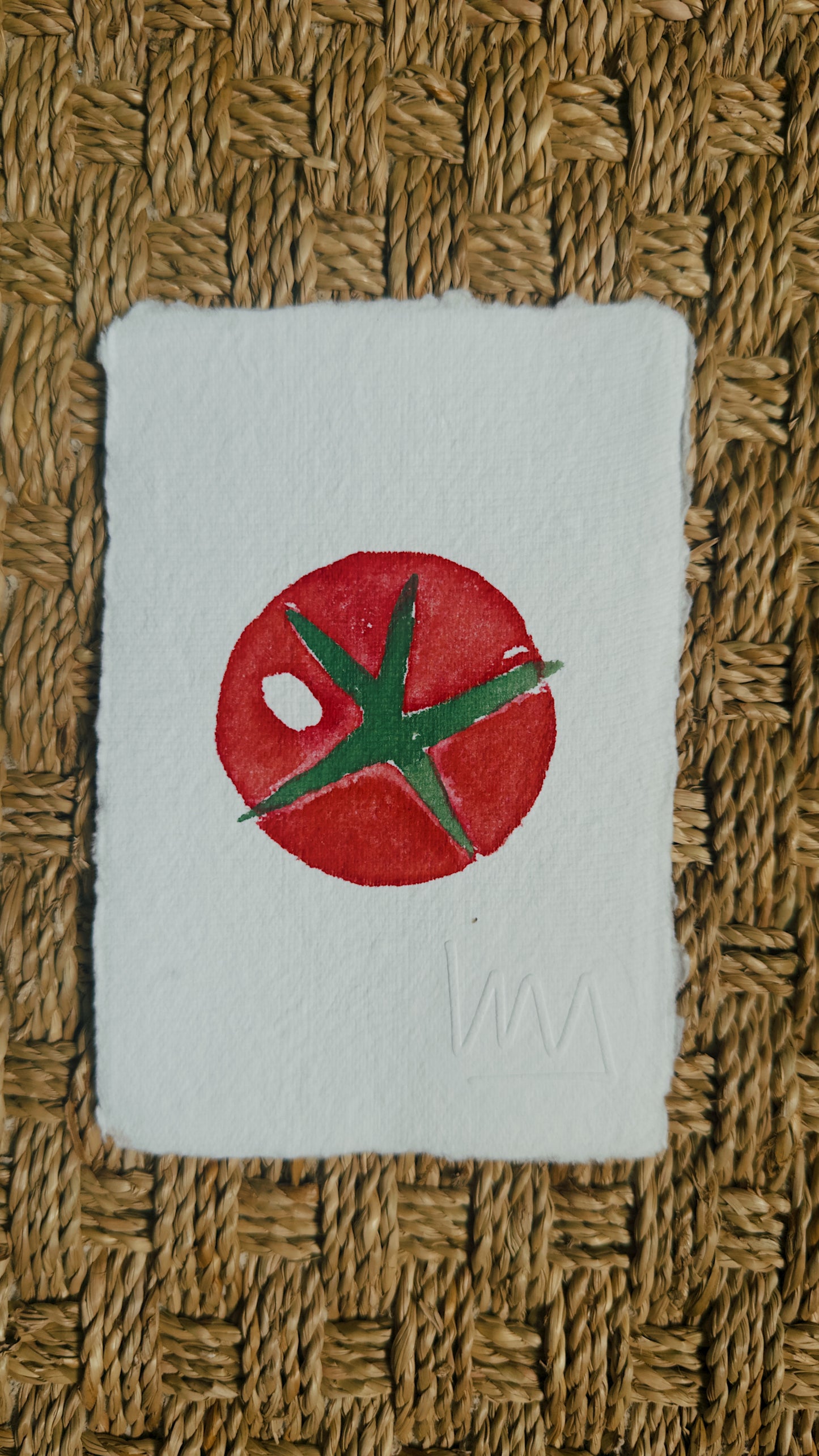 Tiny Tomato • 6.5" x 4.5”