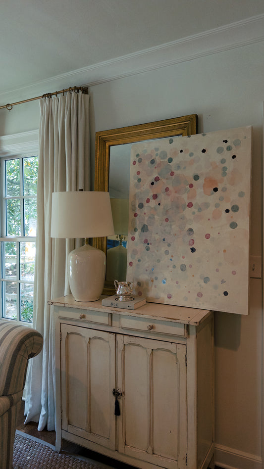 "Bloom Dots” · 40" x 30”
