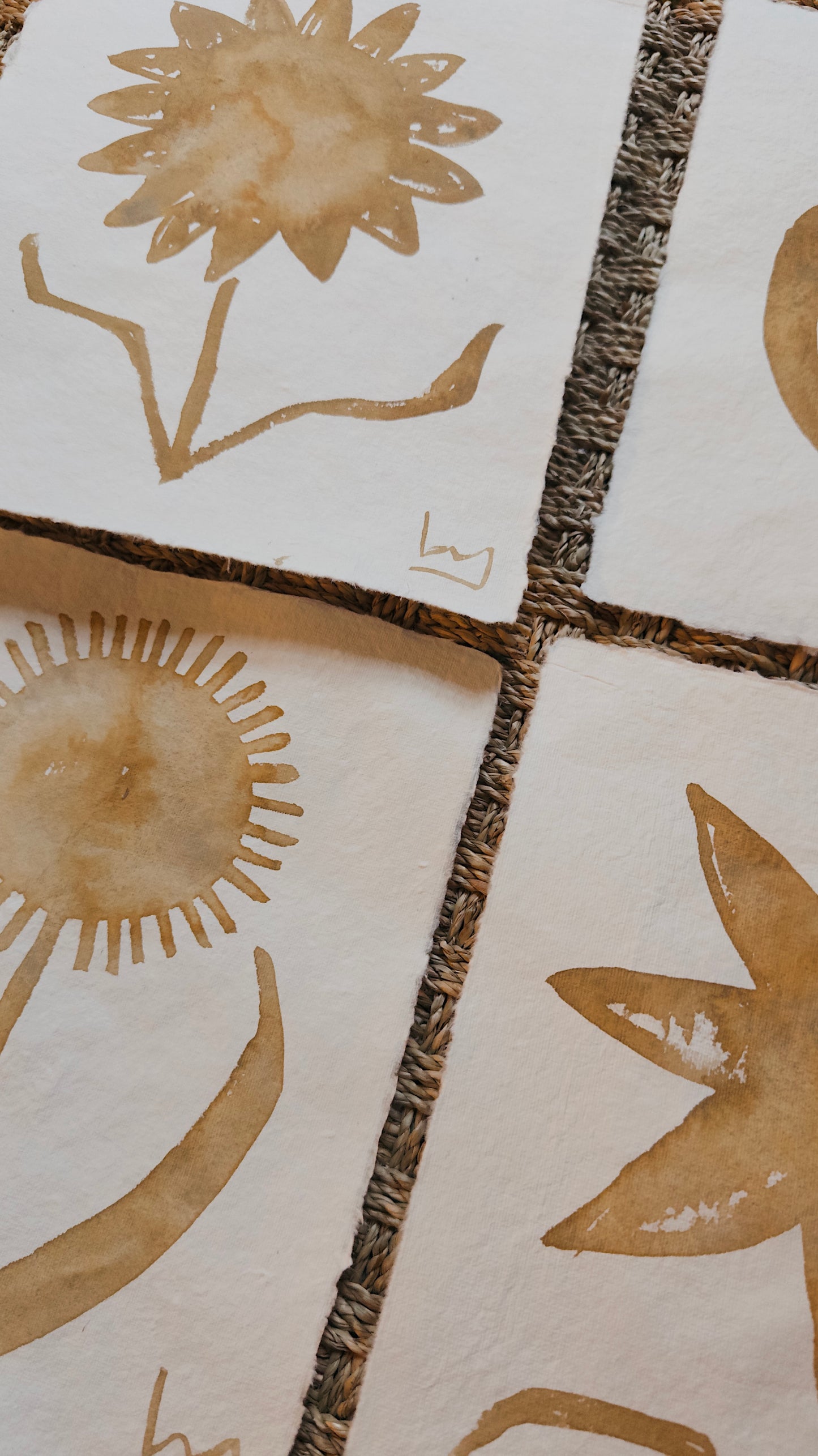 set of 6 • each 8” x 6”