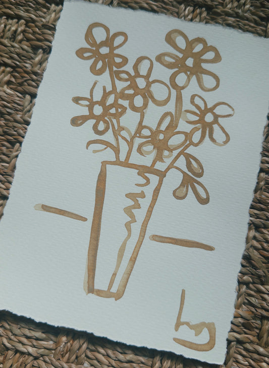 Neutral Arrangement #4 · 5” x 7"