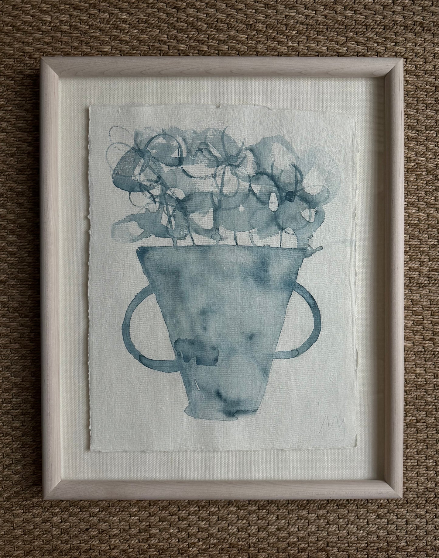Framed Wildberry Floral II