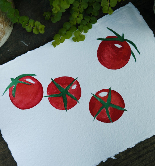 Tomatoes IV · 12” x 16.15"
