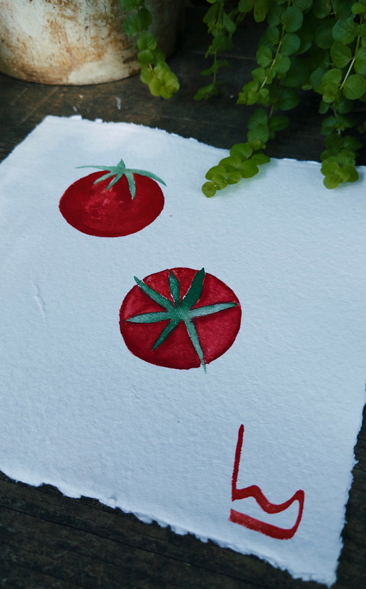 Tomatoes V · 12” x 12"
