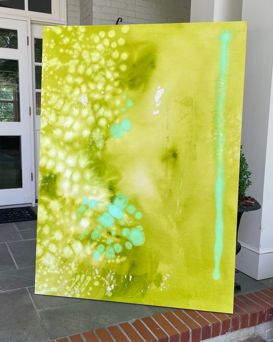 Mossy & Flossy · 64" x 47"