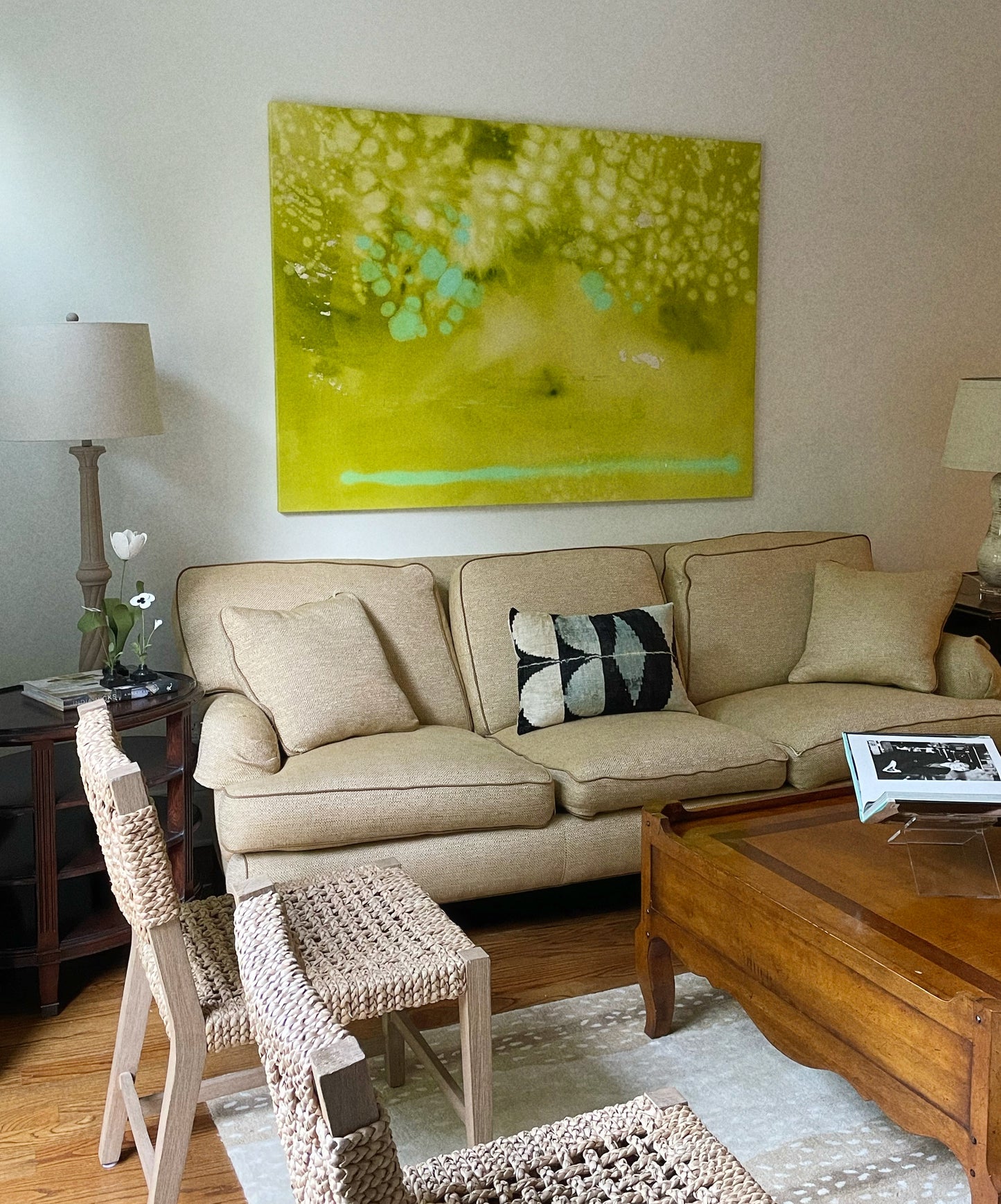 Mossy & Flossy · 64" x 47"