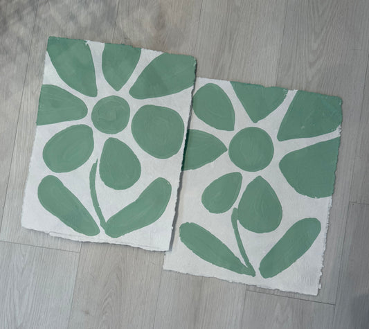 "Greenhouse"  (Set of 2)