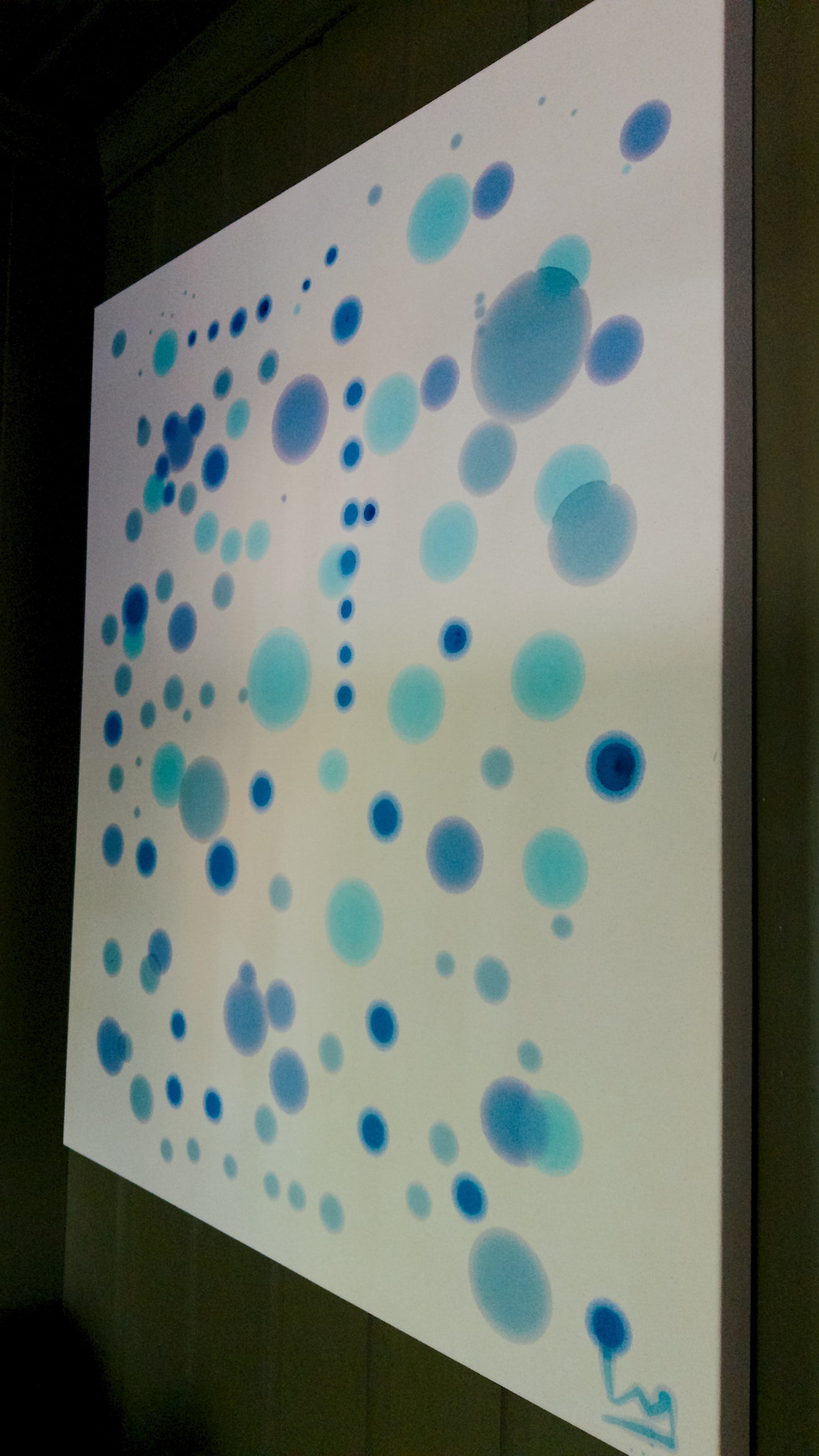 "Miss Blueberry” · 48" x 40”