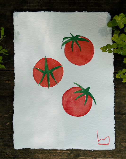 Tomato Trio · 16.5” x 12"