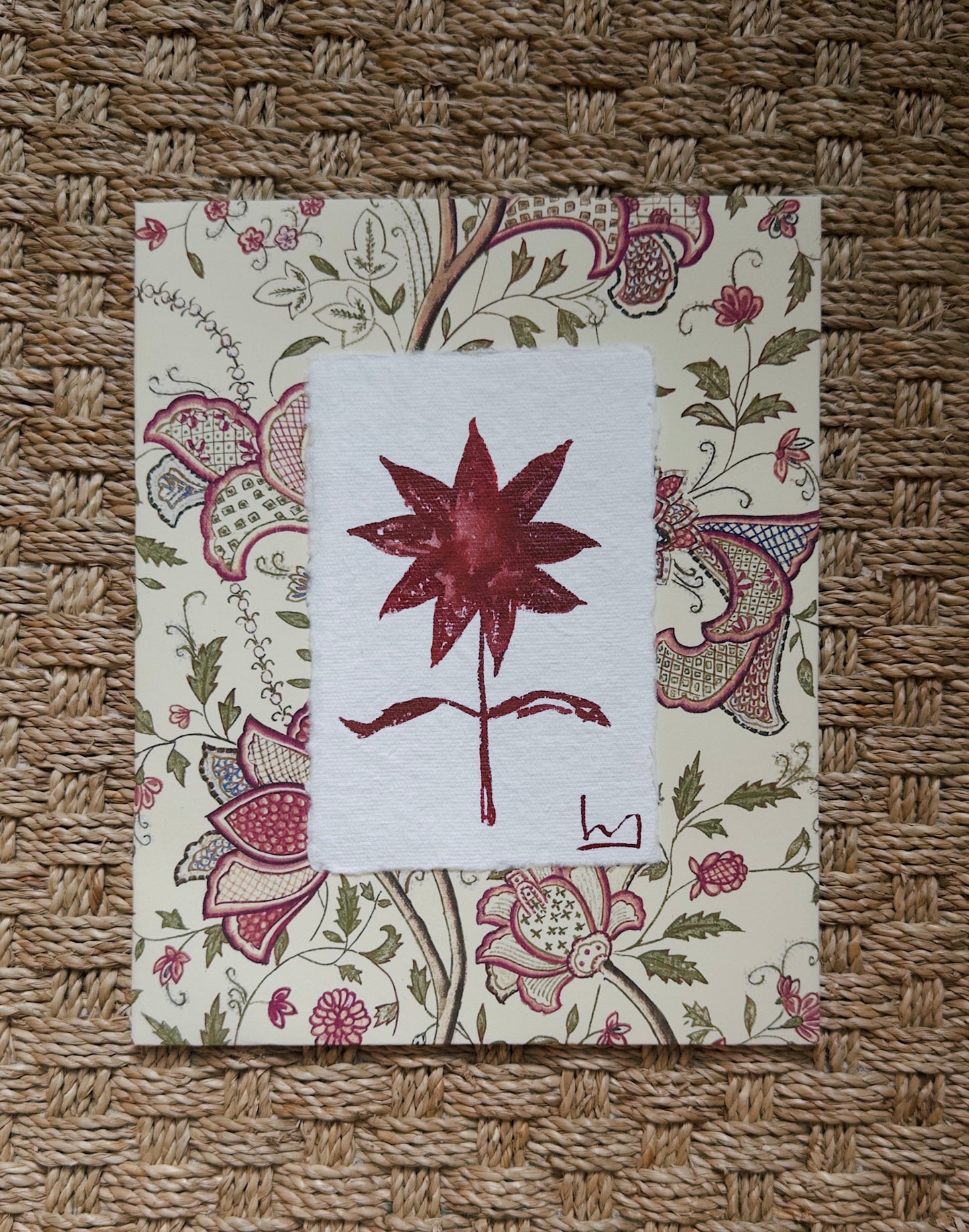 Iksel Ruby Red • 10" by 8"