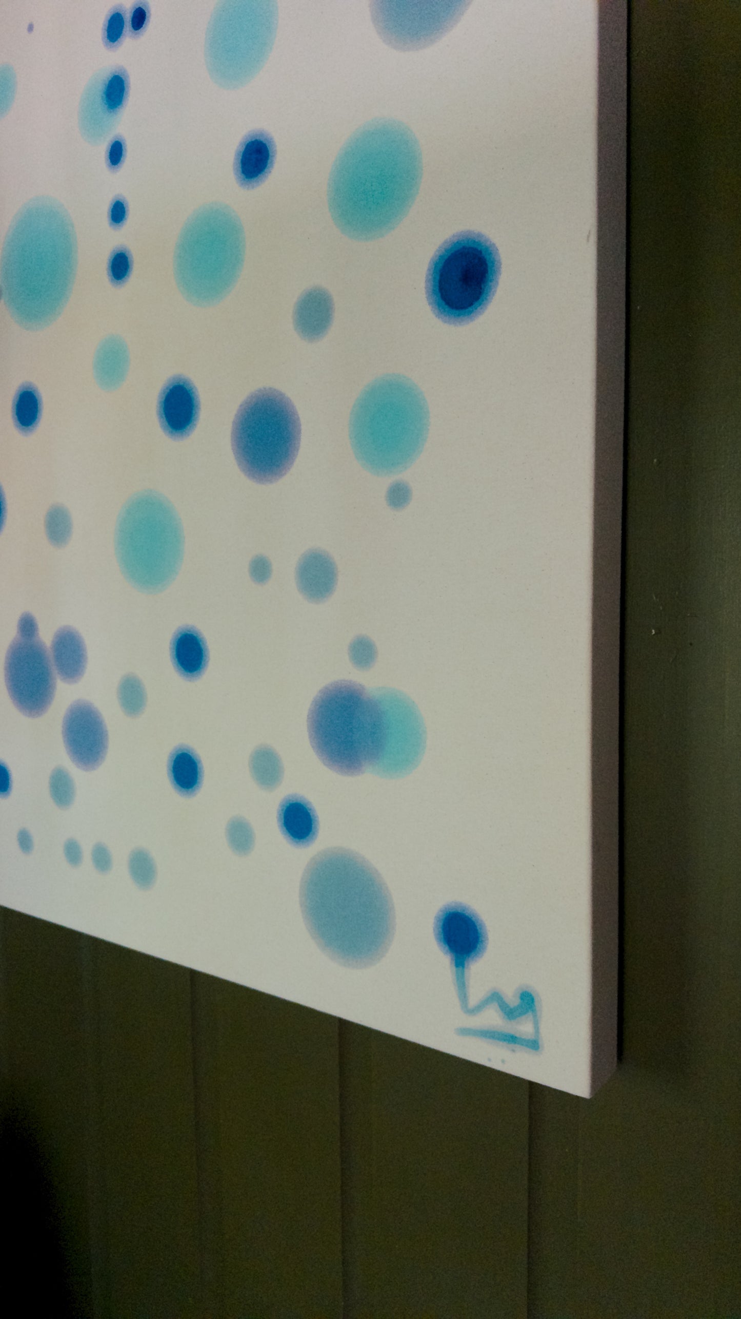 "Miss Blueberry” · 48" x 40”