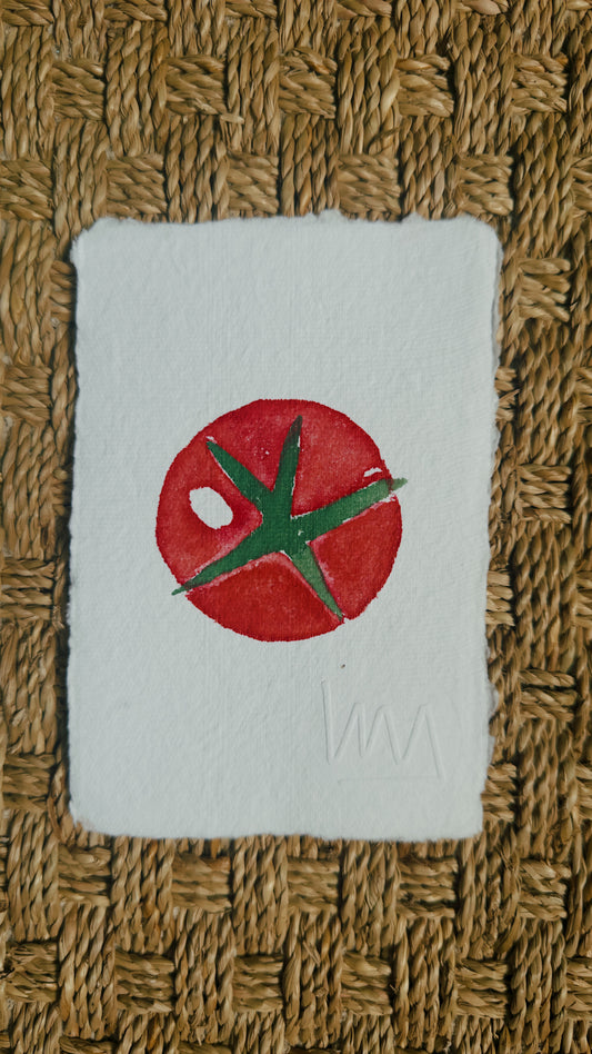 Tiny Tomato • 6.5" x 4.5”