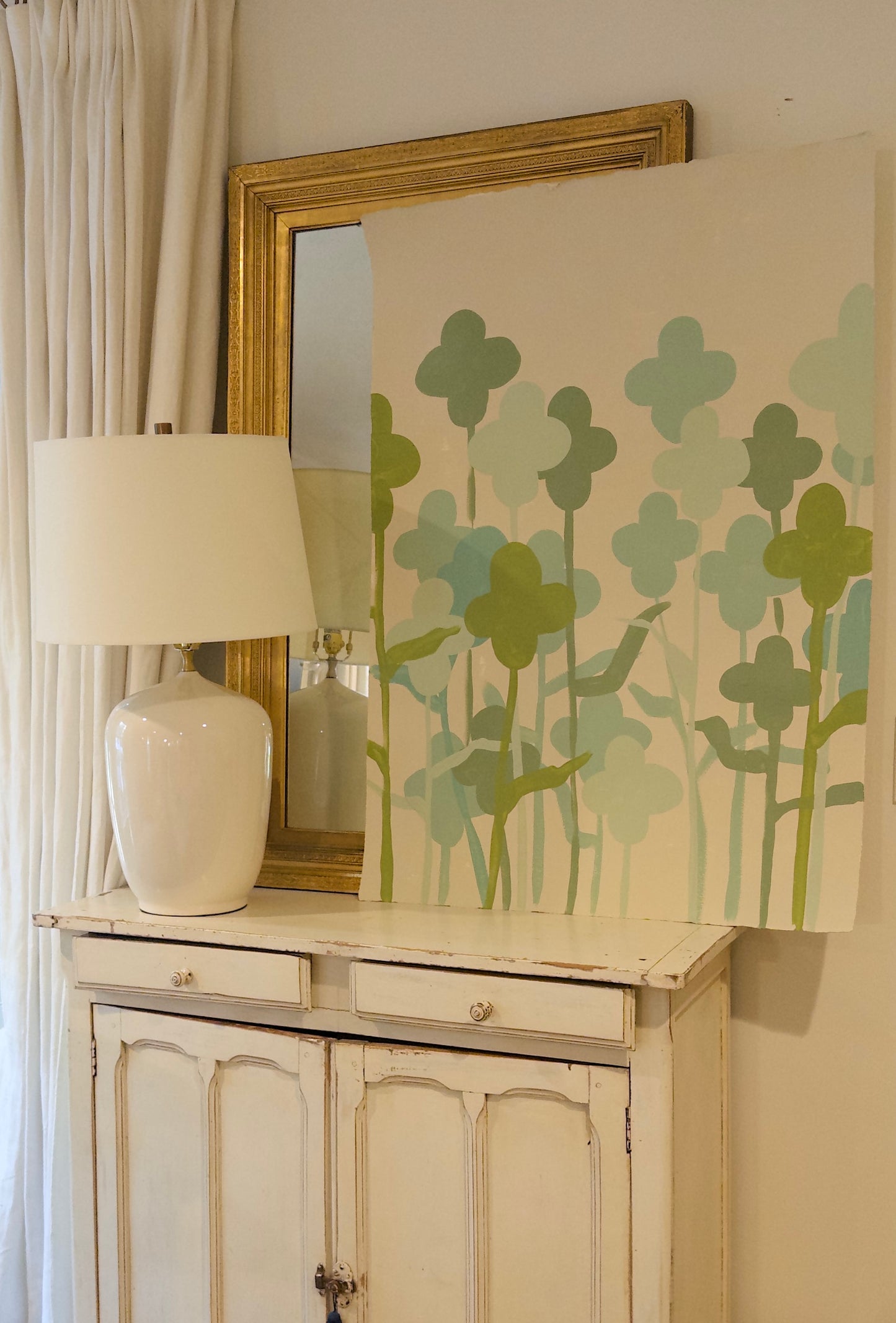 “Good Luck Garden” • 41.5” x 29