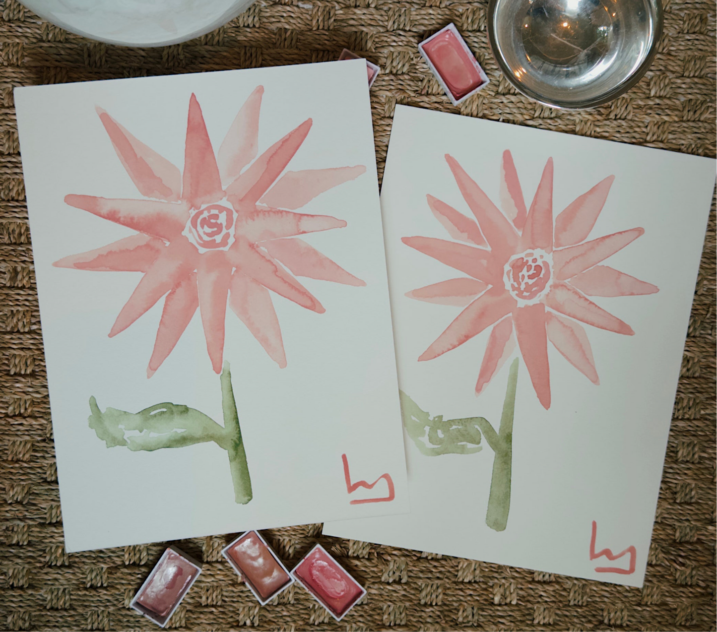 “Floras"  (Set of 2)