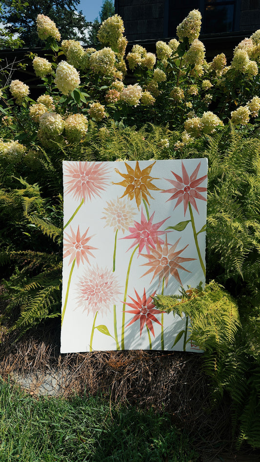 “Dancing Dahlias”