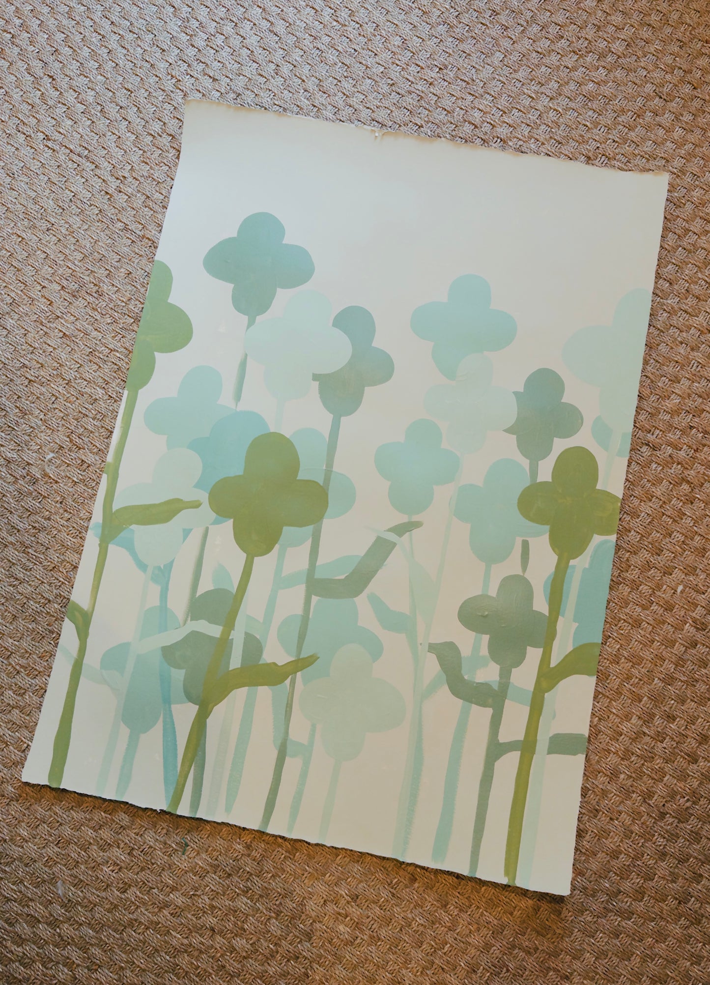 “Good Luck Garden” • 41.5” x 29