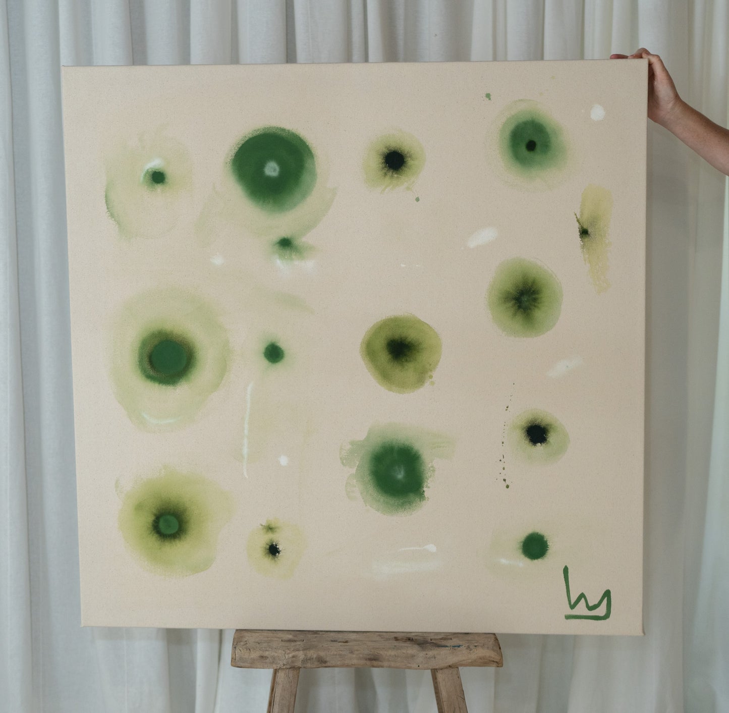 "Emerald City" · 40” x 40"