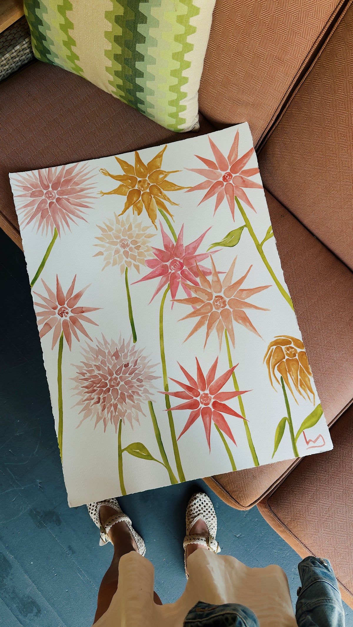 “Dancing Dahlias”