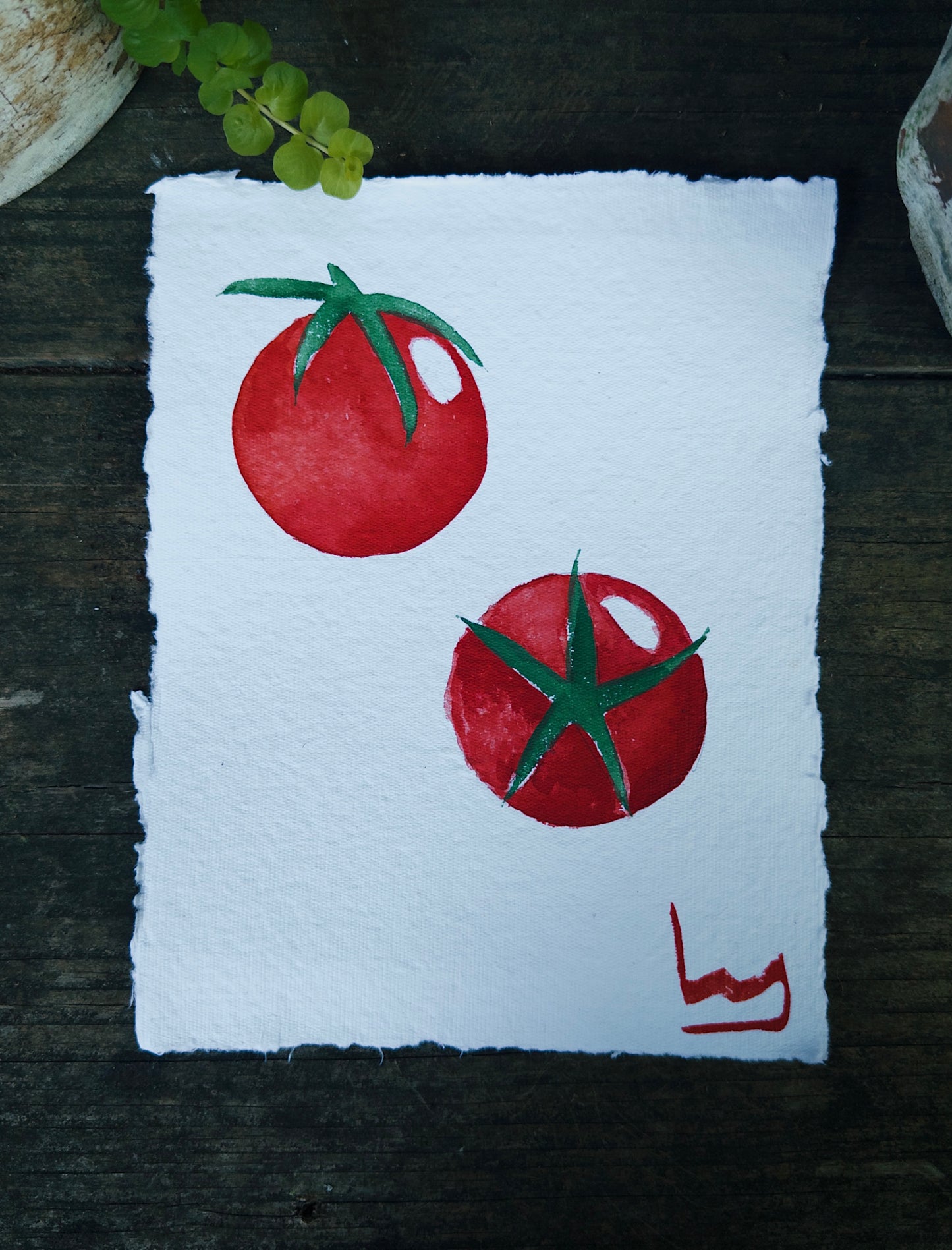 Tomatoes II · 11” x 9"