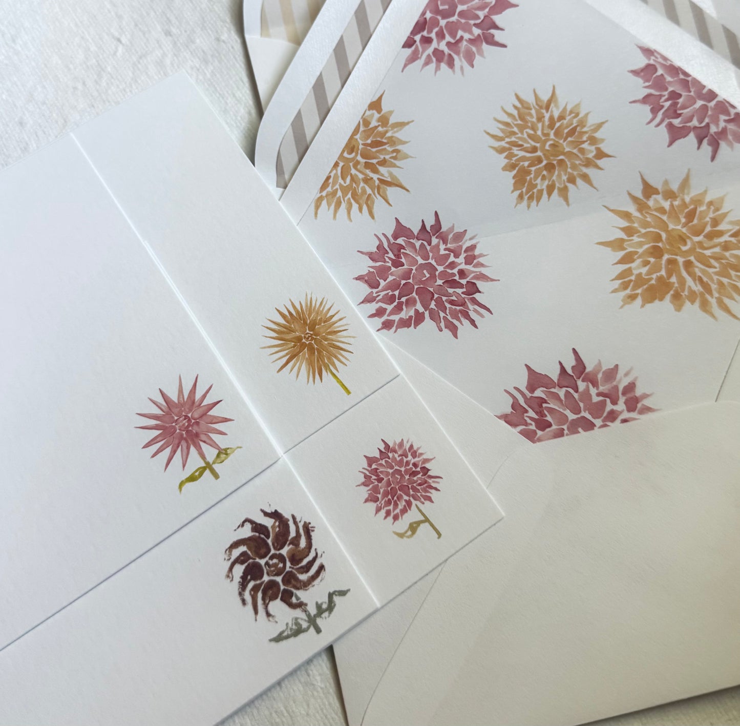 *Limited Restock* Dahlias Days Stationary Sets