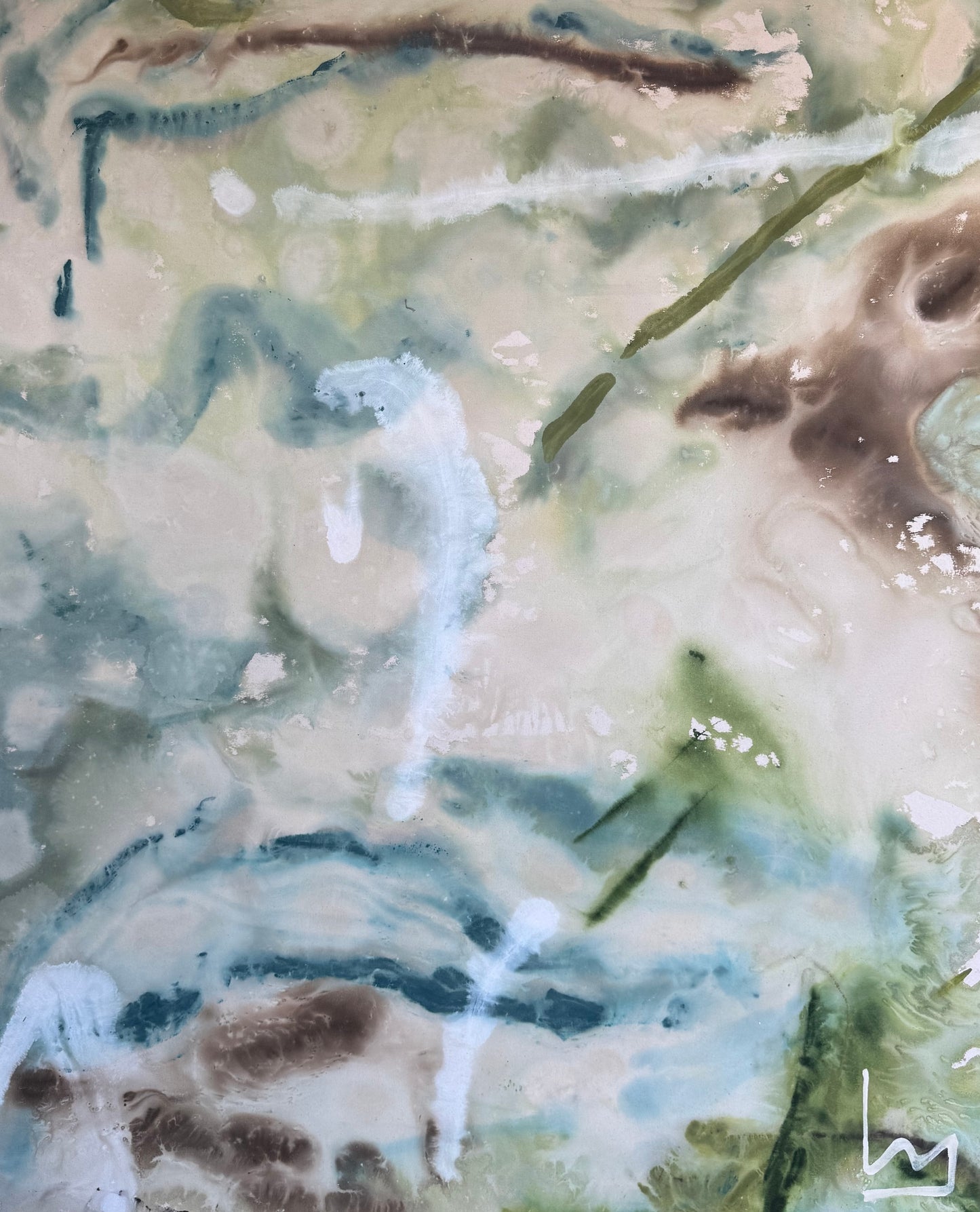 “Oh, What a World" · 66” x 44 x 2"