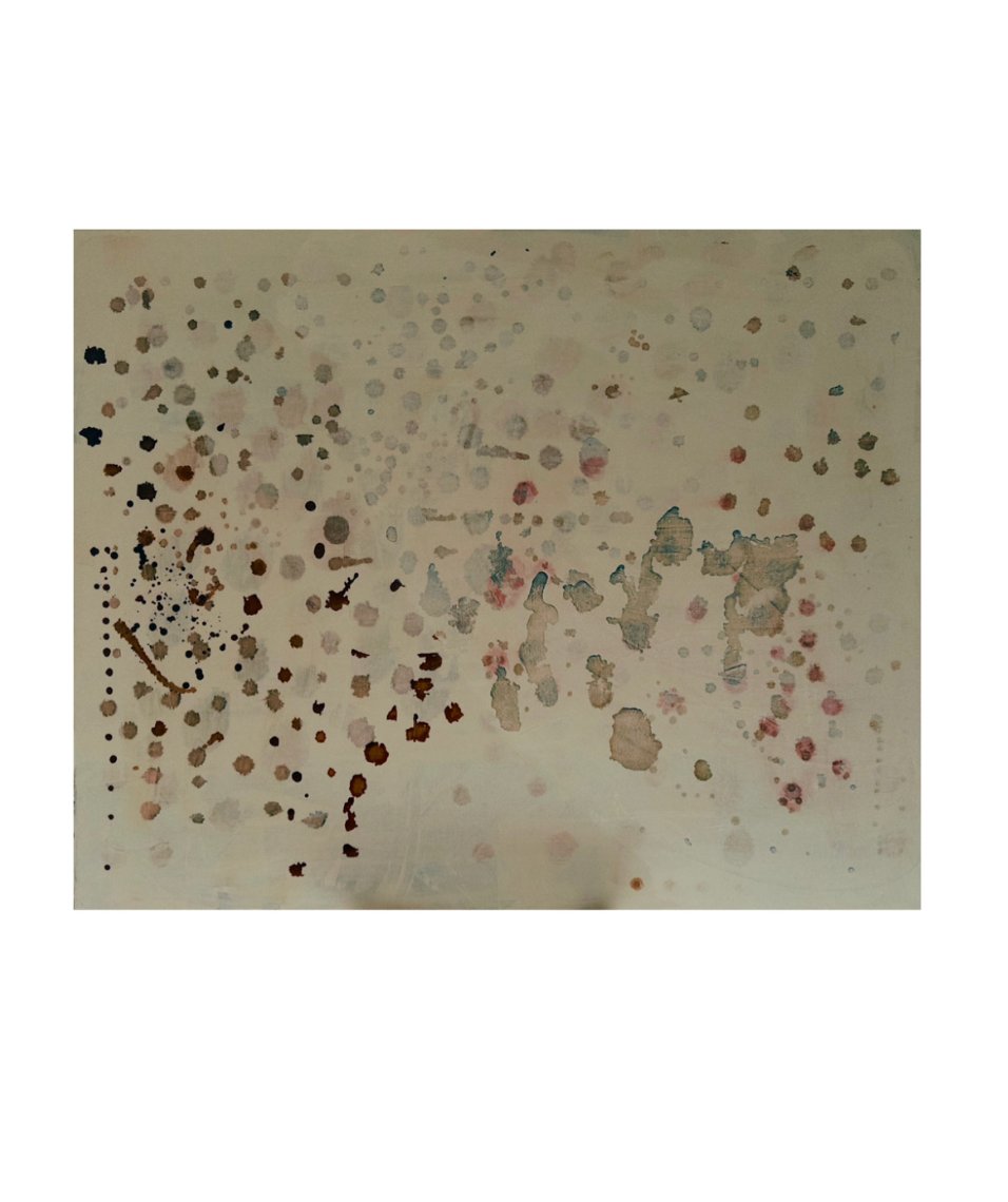 "Drift & Scatter" · 48" x 60"