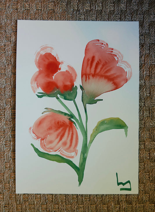 Ruby Roses · 17” x 12"